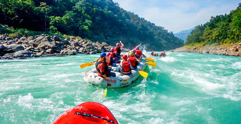 White Water Rafting on the Ganges